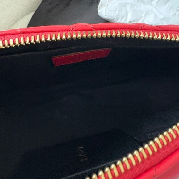 Versace Medusa Red Quilted Crossbody Bag - Picture 8 of 10